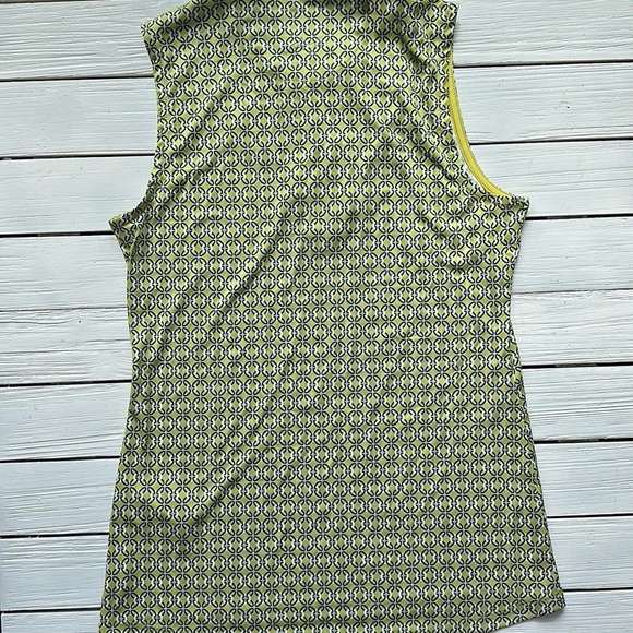 NWT Greg Norman Sleeveless Shirt Green Blue size Small - Picture 5 of 5